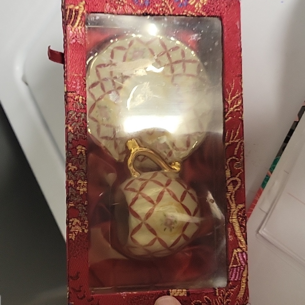 My Treasure Porcelain Miniature Teacup and Saucer